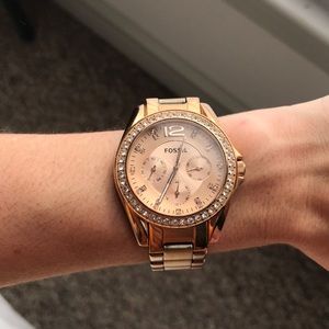 Rose Gold tone Stainless Steel Fossil Watch💖